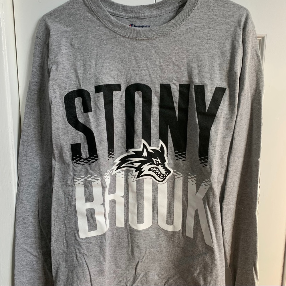 SOLD light gray stony brook longsleeve merch